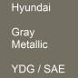 Preview: Hyundai, Gray Metallic, YDG / SAE.